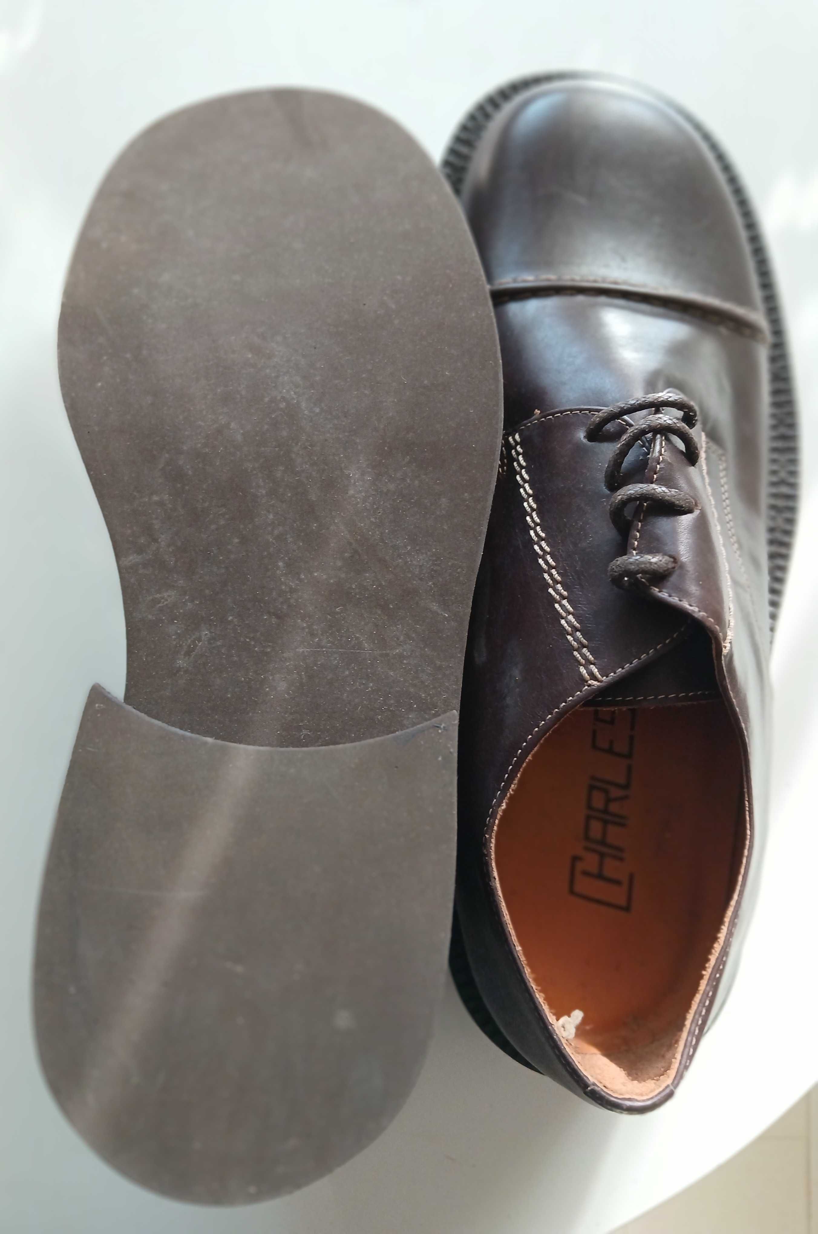 Sapatos de pele CHARLES novos