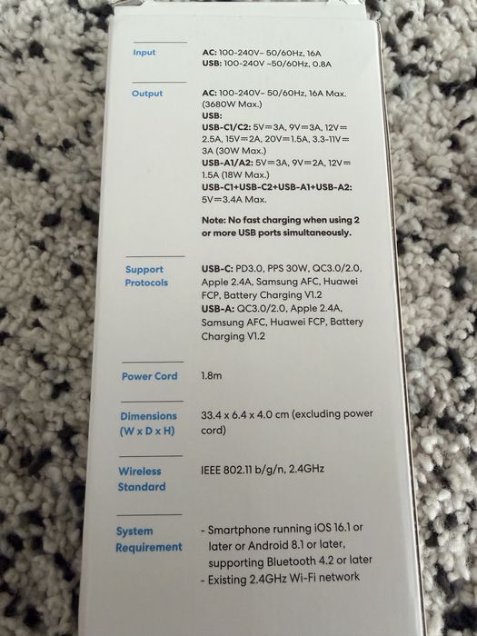 Smart plug com 4+4 entradas (tomada inteligente matter)