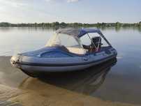 Ponton Viking 4m, silnik 50km