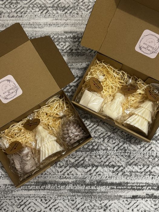 Zestaw prezentowy świece sojowe