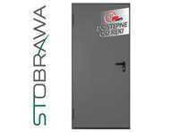 Drzwi '90 stalowe techniczne RAL 7016 antracyt