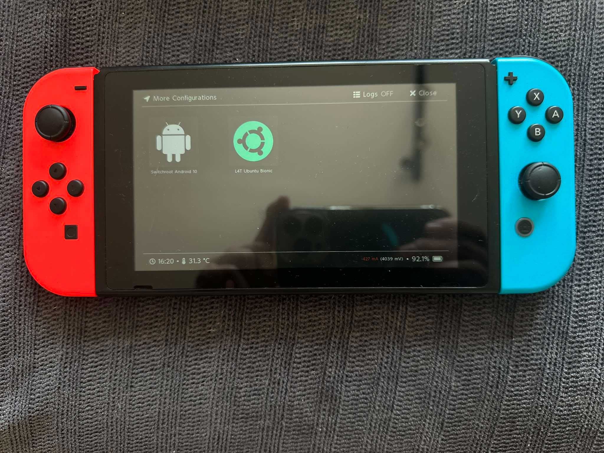 Konsola nintendo switch dużo gier atmosphere linux android psp