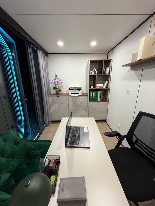 Mobilne biuro na kółkach, domek modułowy,kontenerowy, home office