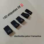 Etiquetas tecidas ( vários modelos)
