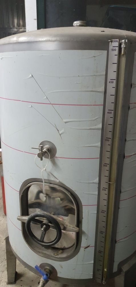 Cuba em inox 550l