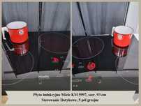 Płyta indukcyjna bezramkowa Miele KM 5997, szer. 93cm, timer, 5 pól