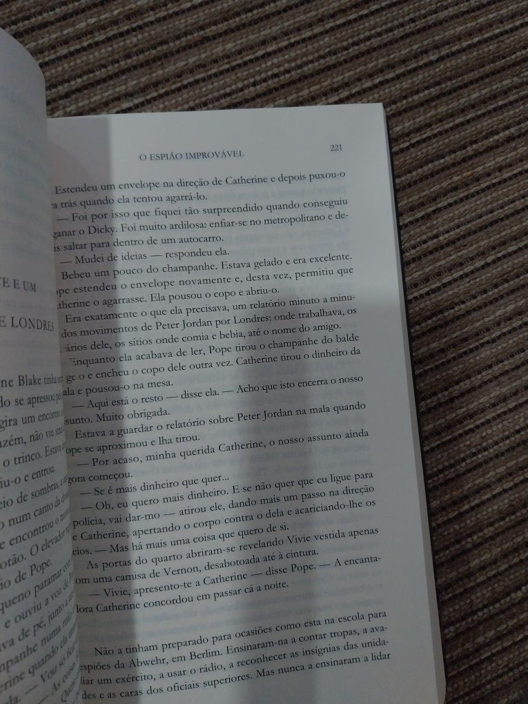 O Espião improvável. Portes incluídos