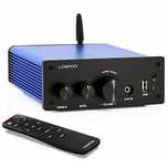 Wzmacniacz stereo LONPOO Bluetooth 100W z pilotem i wejściem AUX