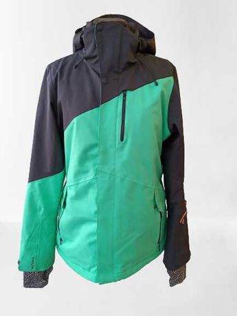 Горнолыжная куртка курточка женская зимняя пуховик бирюзовая лижная