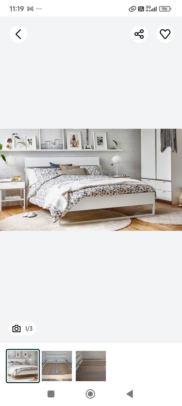 Łóżko 160x200 IKEA Trysil