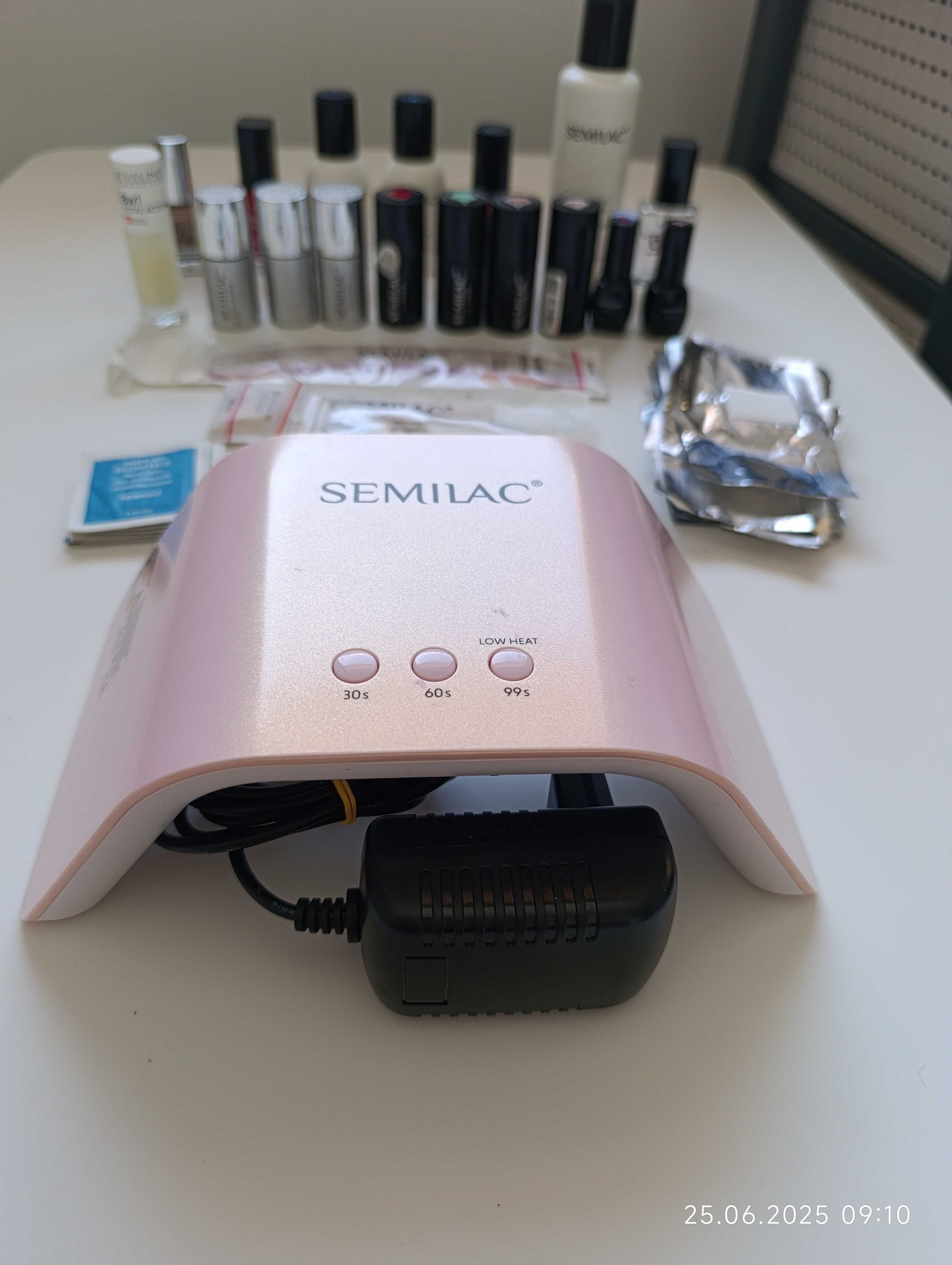 Semilac Try Me -  lampa, lakiery i inne - zestaw