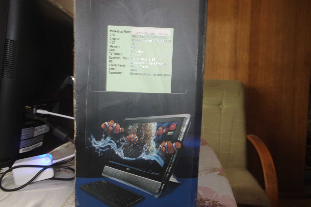 Komputer MSI all in one PC 24 dotykowy