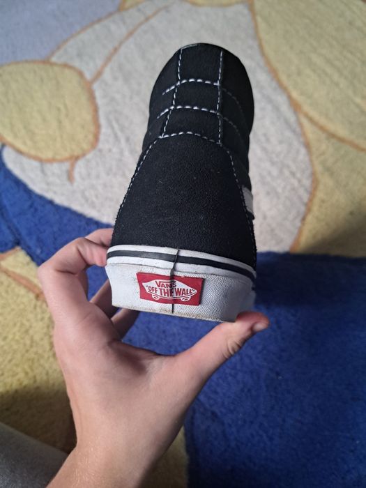Кеди високі Vans Sk8-Hi Black White