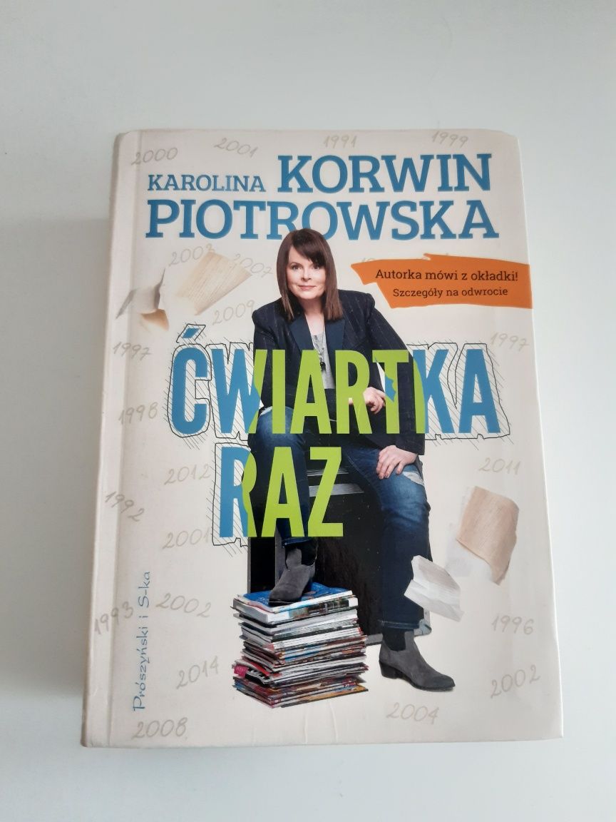 Książka K. Korwin-Piotrowska "Ćwiartka raz"