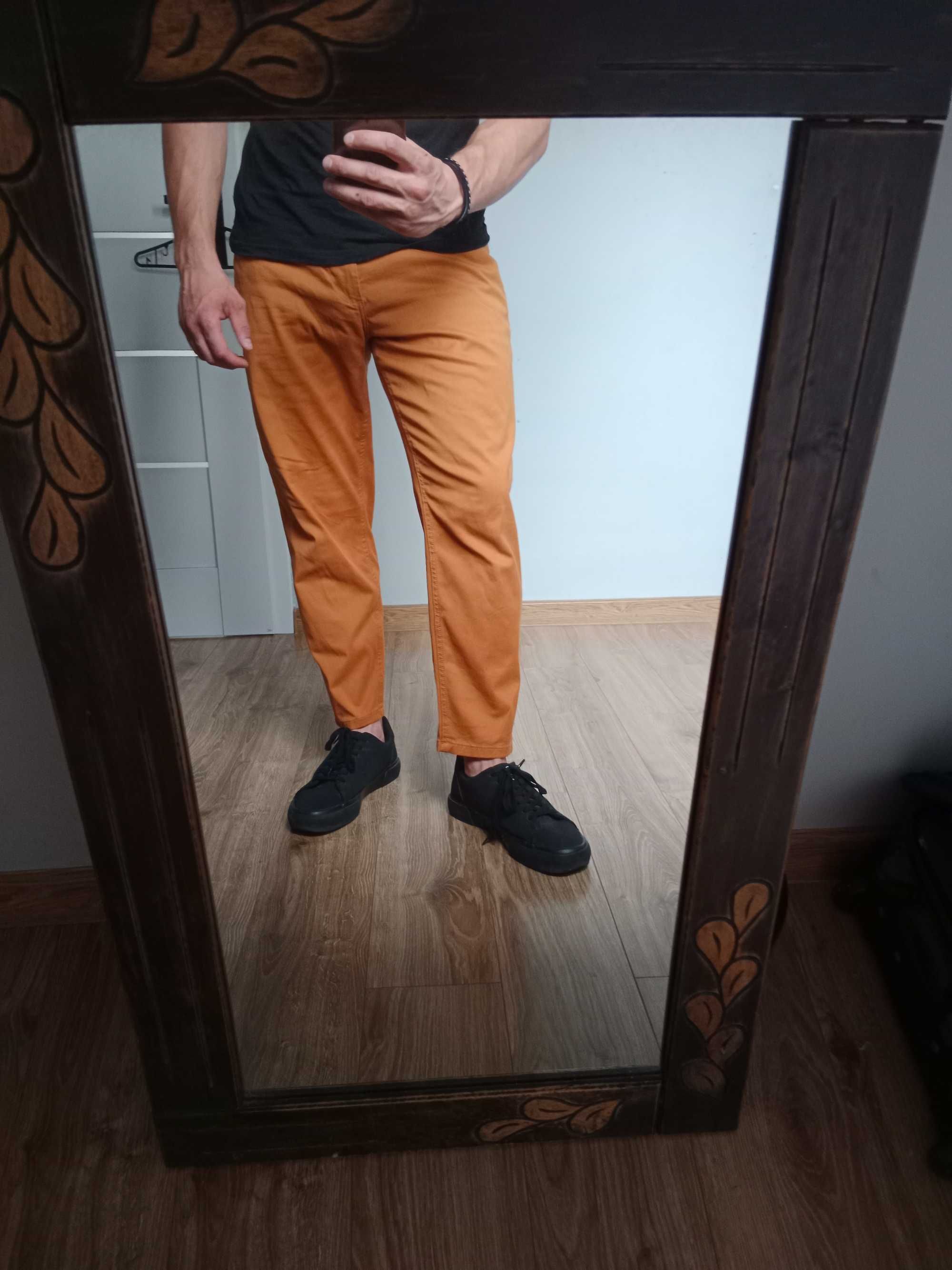 Spodnie Męskie Carrot Reserved Rozmiar M Nowe z Metką Bawełna
