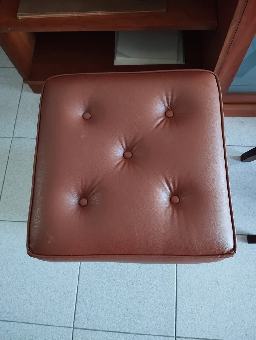 Puff e apoio para pés