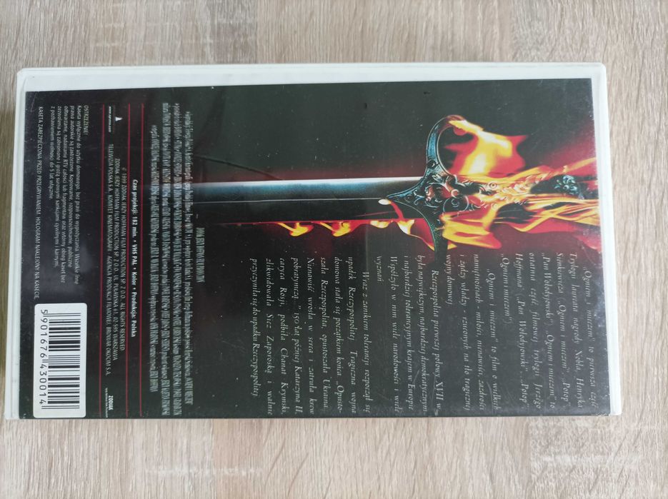 Kaseta VHS - Ogniem i Mieczem