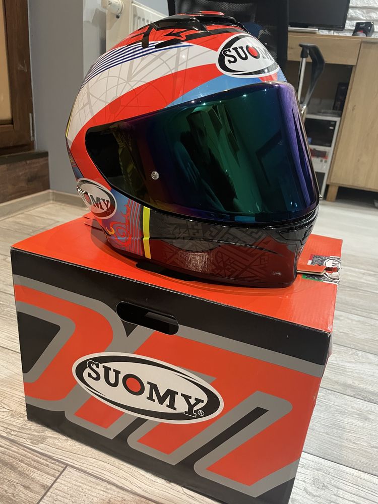 Kask motocyklowy Suomy roz S intercom sena