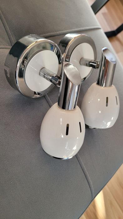 Reflektorek ścienny Colors Biały. 2 sztuki.