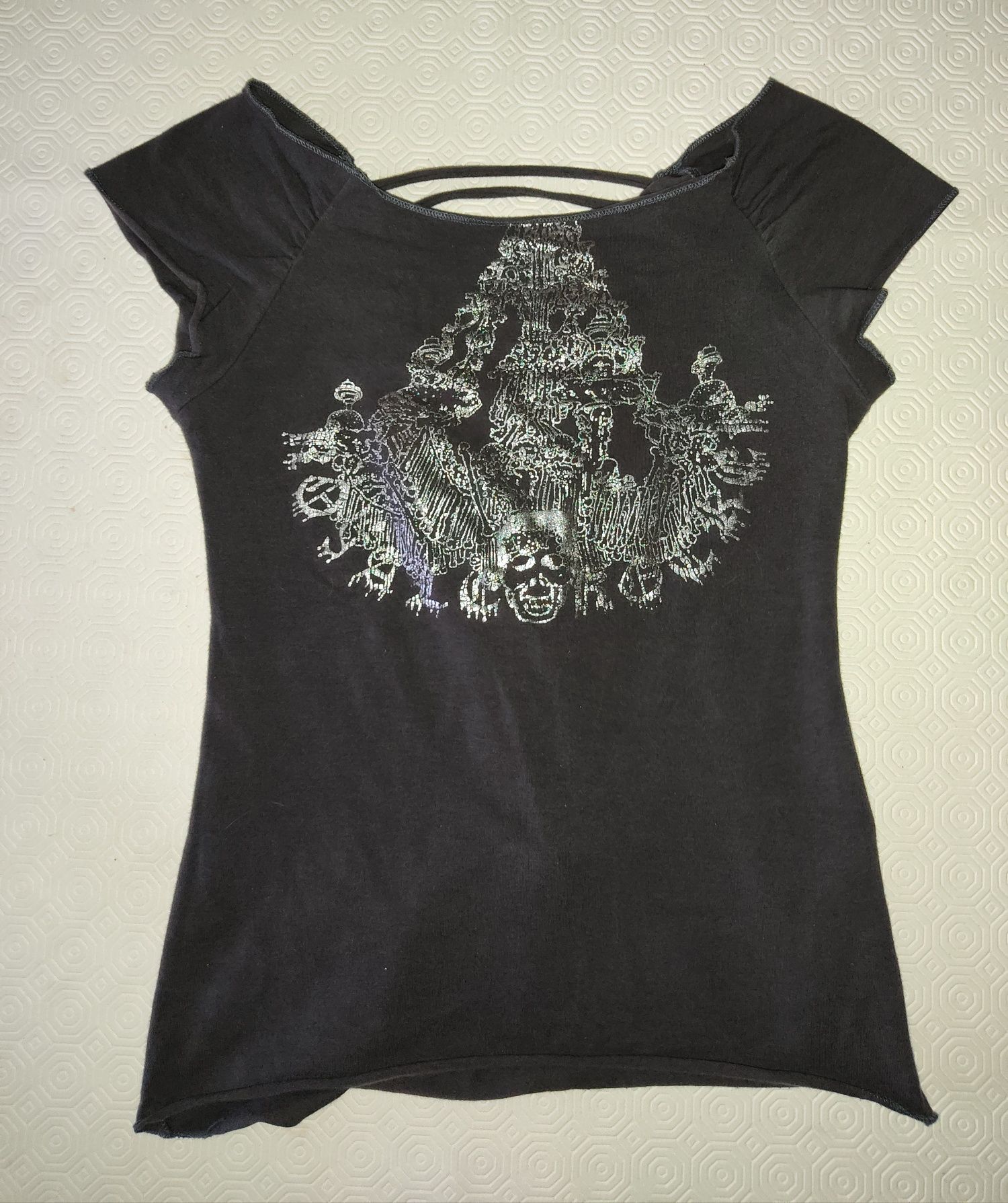 T-shirt costas abertas - H&M - 34