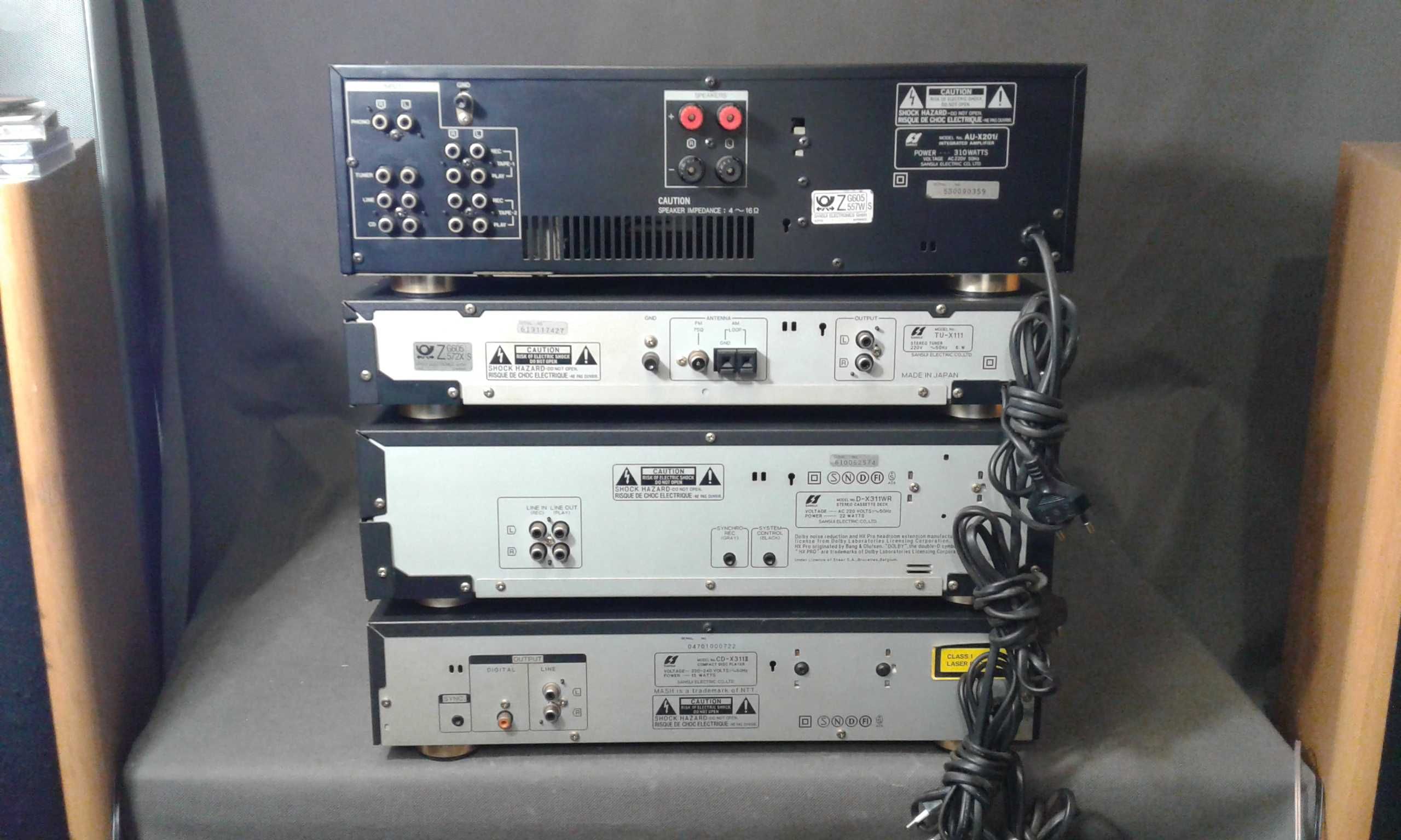 SANSUI AU-X201i,zestaw stereo