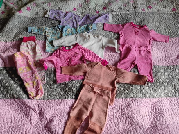 Лот дитячого одягу теплого 0-3 місяці, 62 розмір