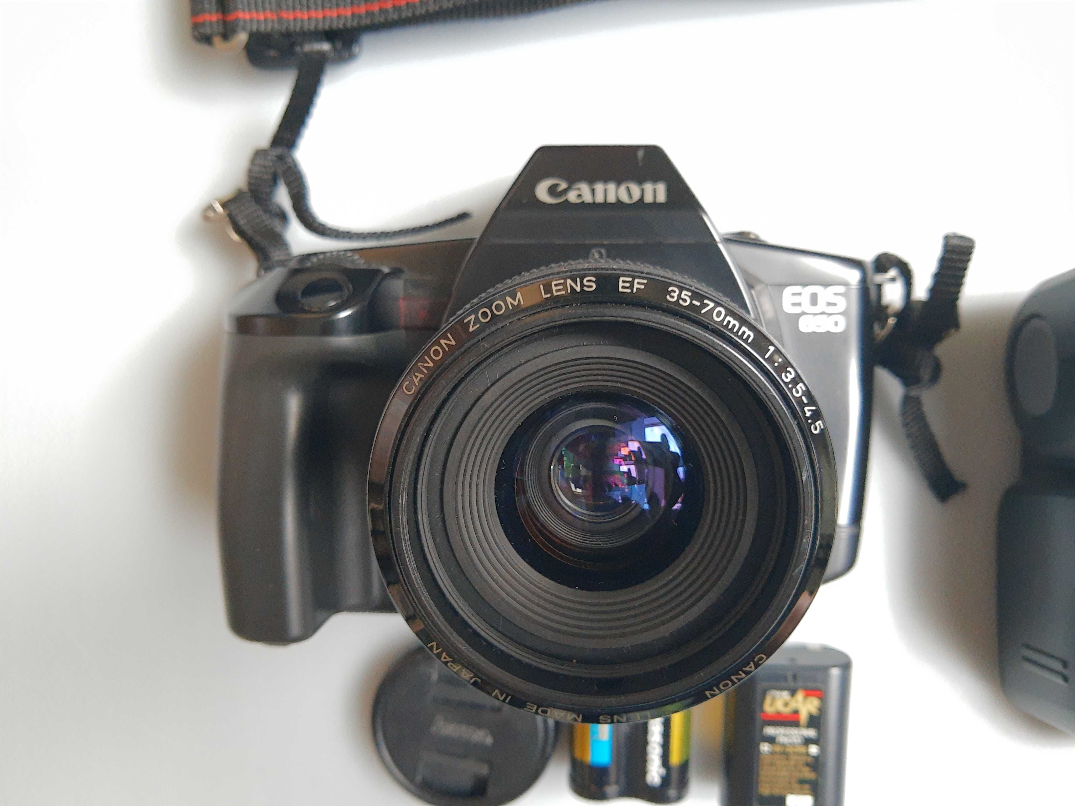 Aparat Canon EOS 650 Lustrzanka Analogowa