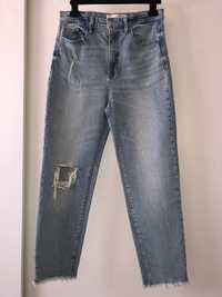 Spodnie damskie jeansowe stradivarius XL/42 typy MOM SLIM MEGA!