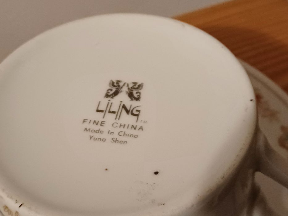 Conjunto chávenas chá e café liling vintage