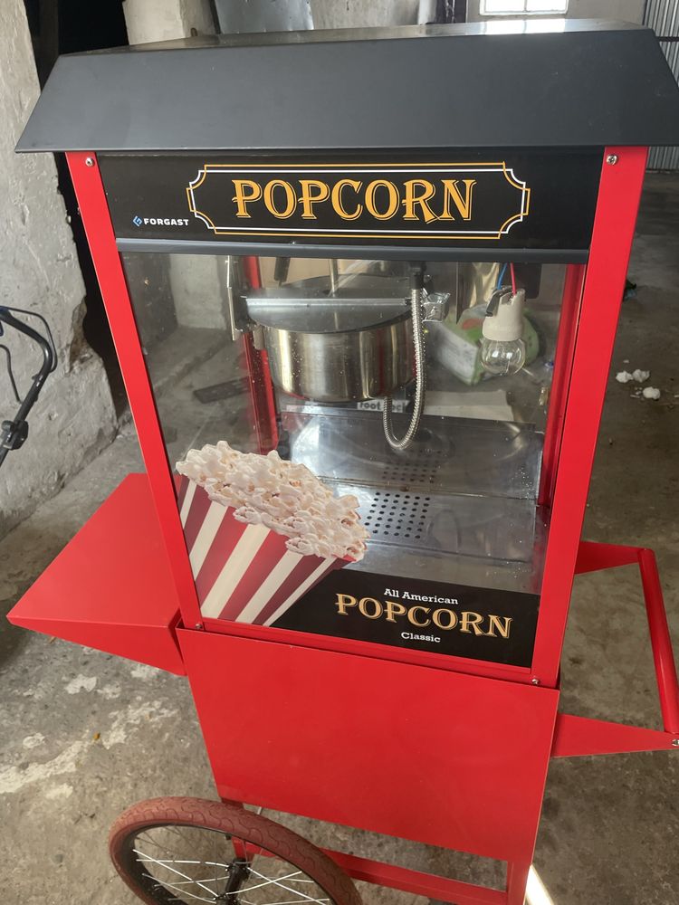 Maszyna do waty cukrowej i popcornu