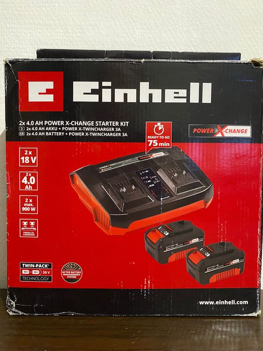 Einhell Zestaw Startowy PXC Akumulator 18V 4,0Ah + Ładowarka