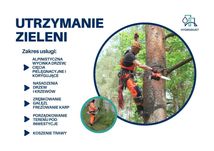 Wycinka drzew, w tym alpinistyczna; koszenie; frezowanie karp