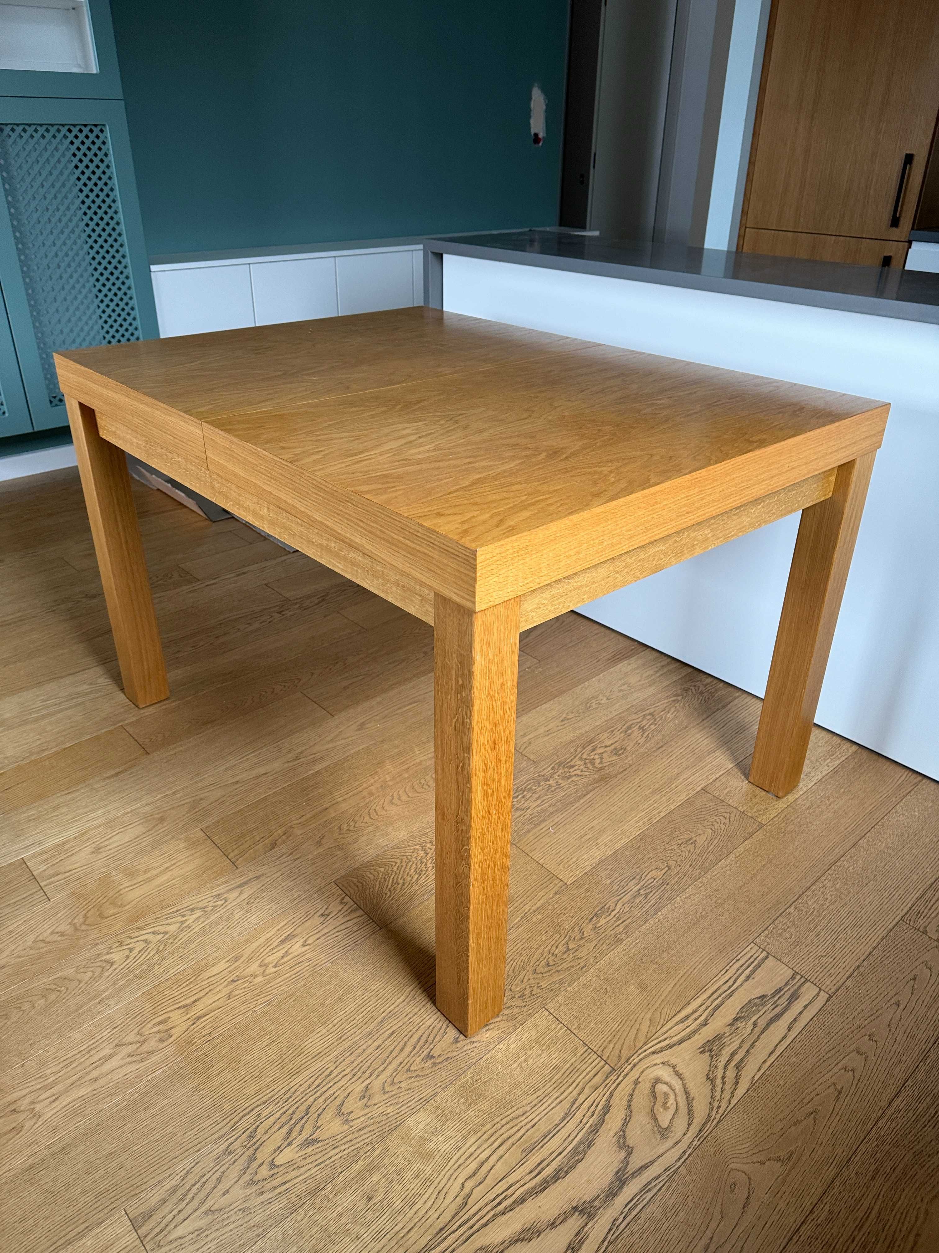 Stół dębowy rozkładany 120x90