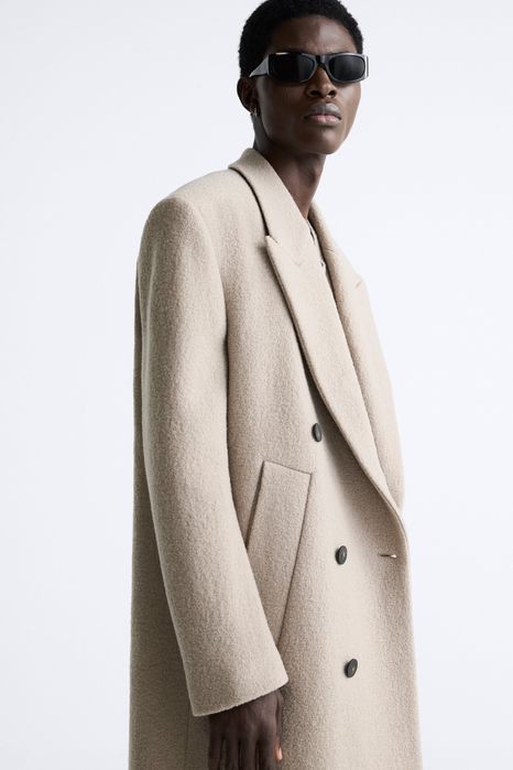 100%ШЕРСТЬ|Пальто ZARA