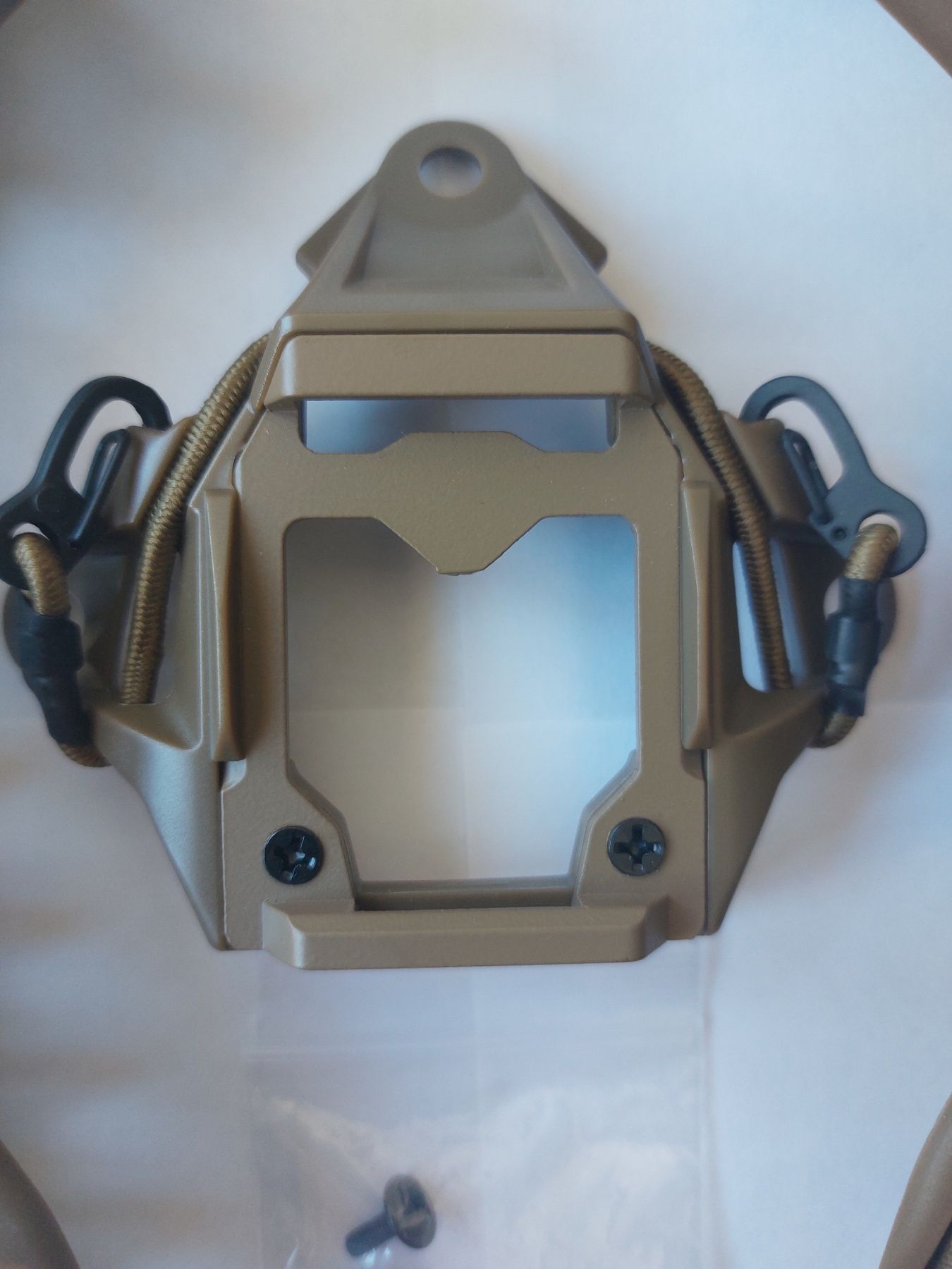 Комплект! Бічні рейки та NVG адаптор/шрауд TAN ( КОЙОТ) на шолом  FAST