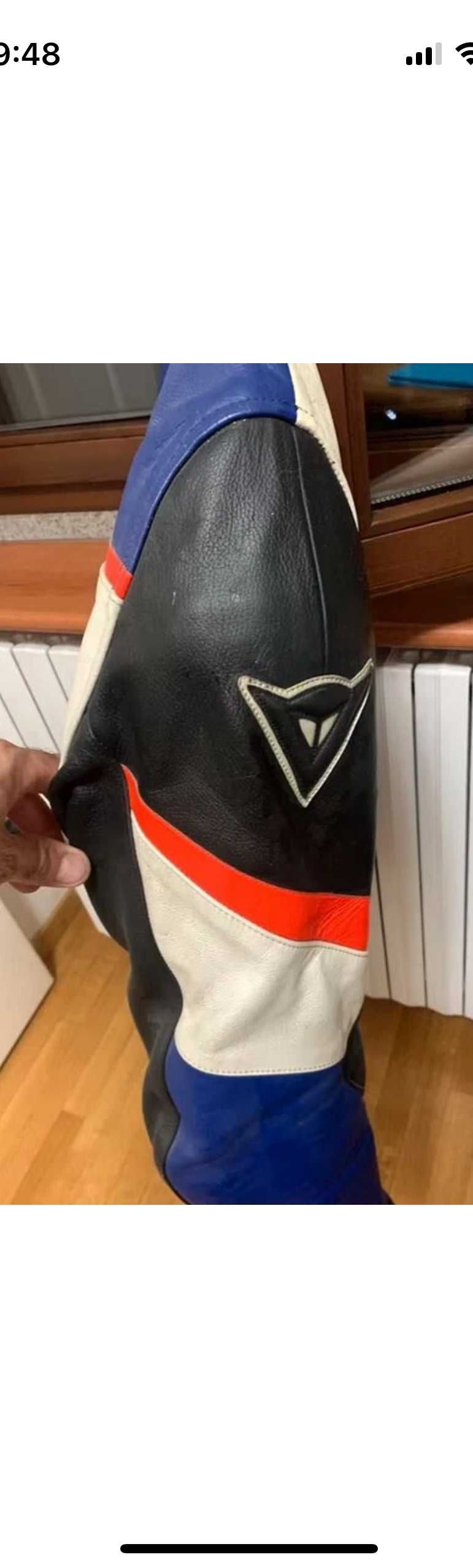 Casaco Dainese moto, em pele. Nr 52. Ótimo estado