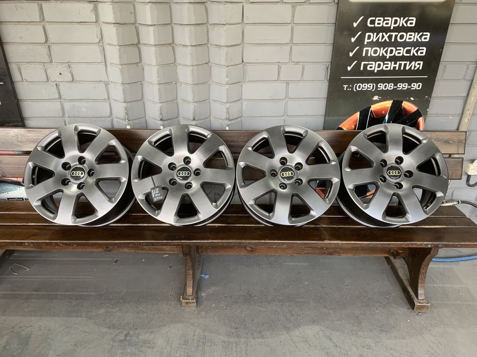 99 Оригинальные литые диски Audi 5/130 R18 et56 4L0601025a