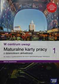 W centrum uwagi 1 Maturalne karty pracy ZR Nowa Era