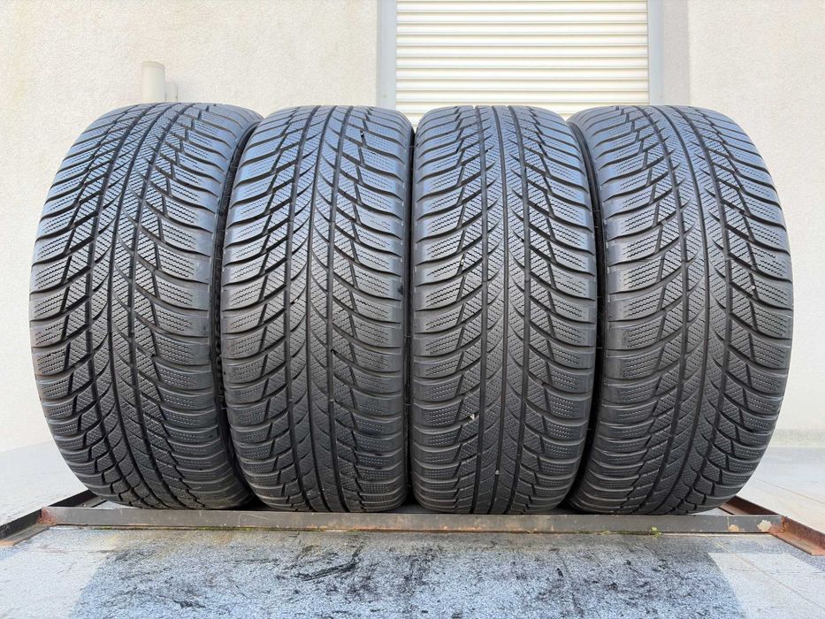4szt zimowe 225/45R18 Bridgestone 7,3mm 2022r świetny stan! Z1013 gwar