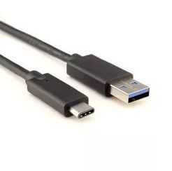 Kabel do ładowania telefonu USB-USB C  CZARNY