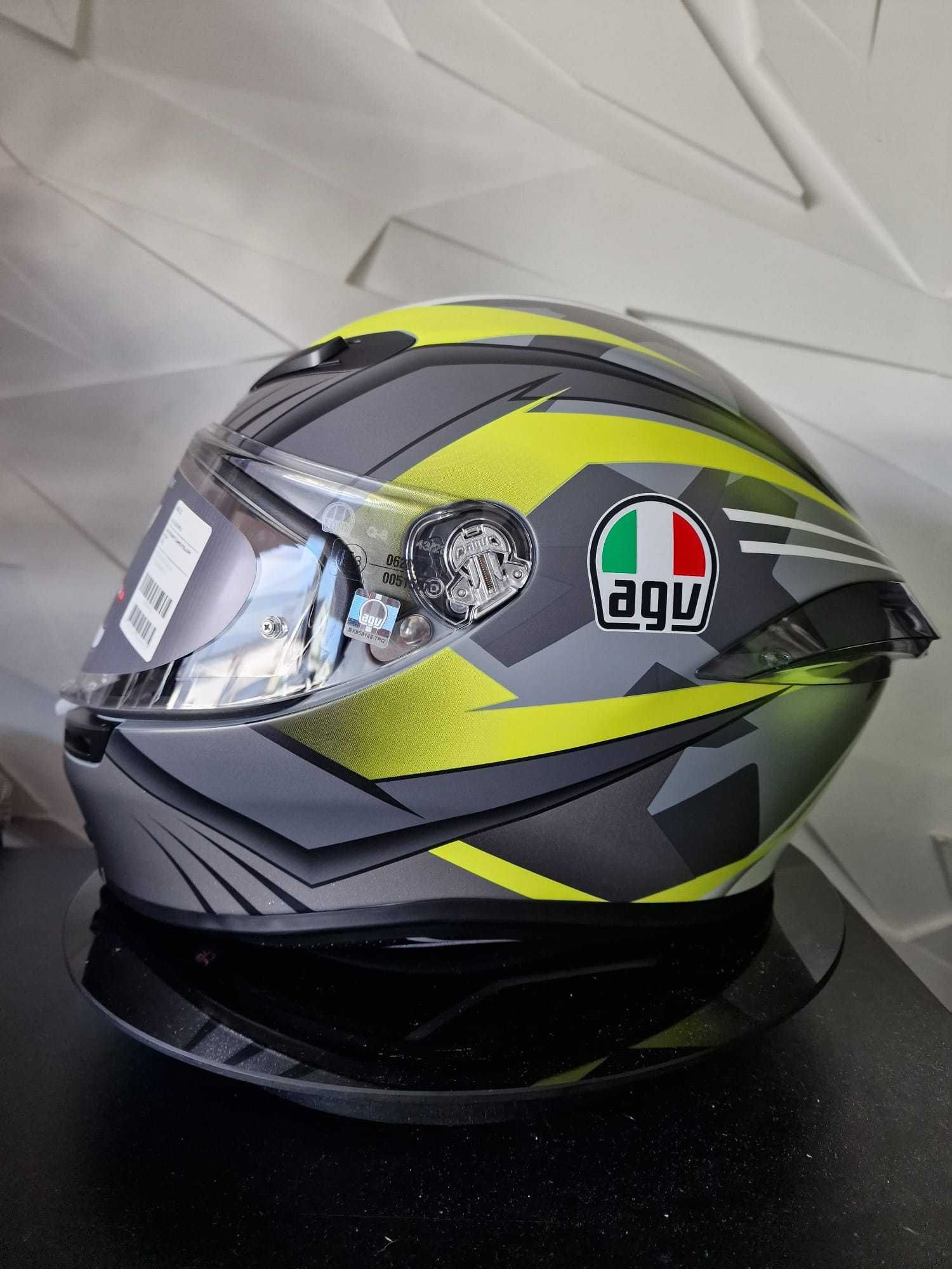Kask motocyklowy AGV K6 S Excite Matt Camo/Fluo`S sklep GRATISY!