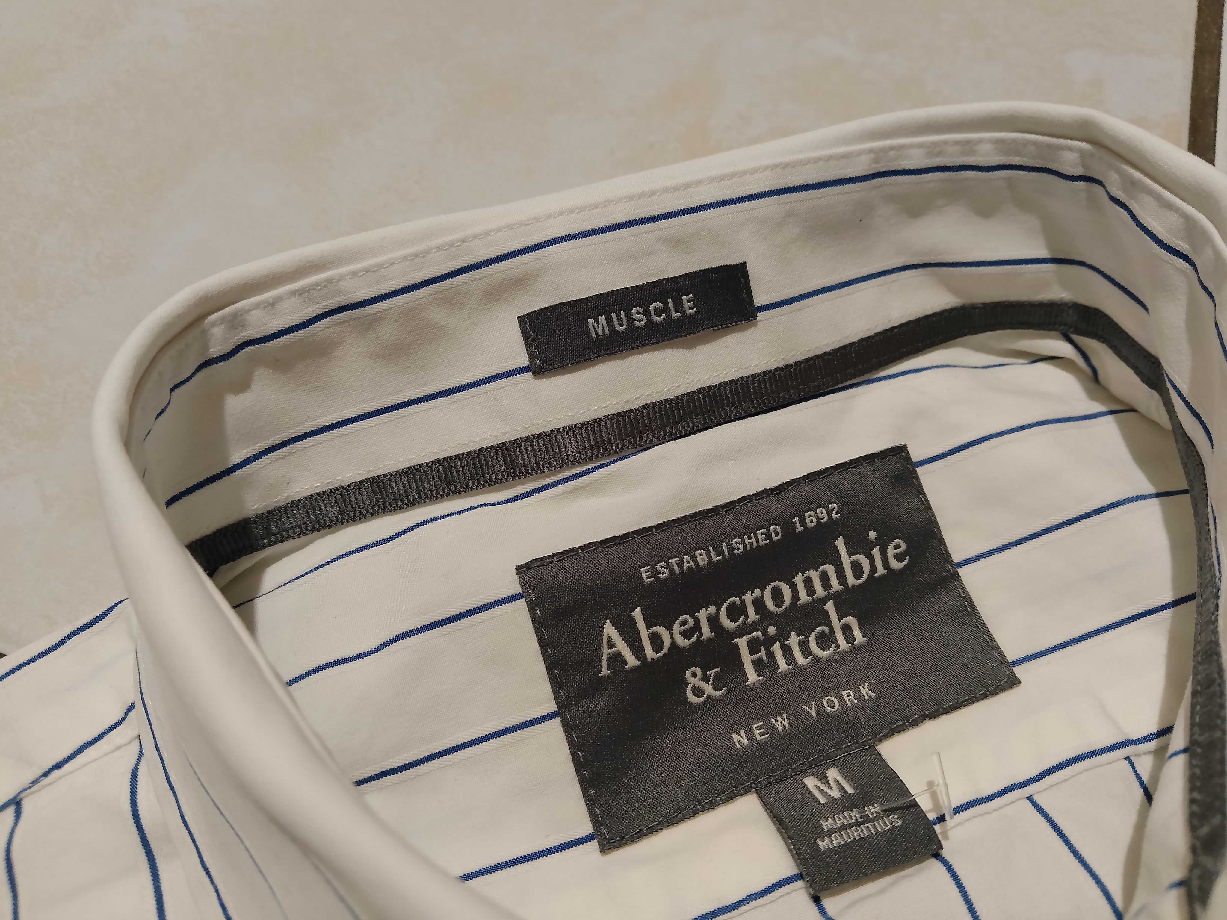 ABERCROMBIE & FITCH USA - NOWA! z LOGO Koszula Męska rozmiar M