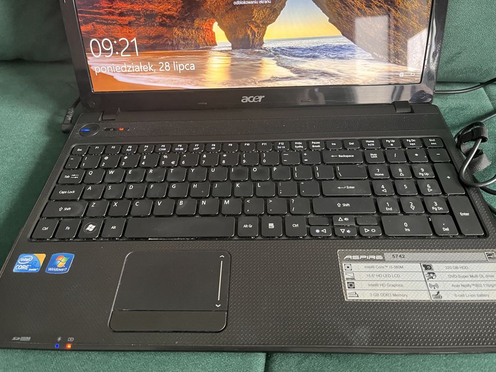 Laptop ACER ASPIRE  5742