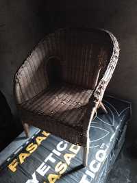 Fotel ratanowy dla dzieci
