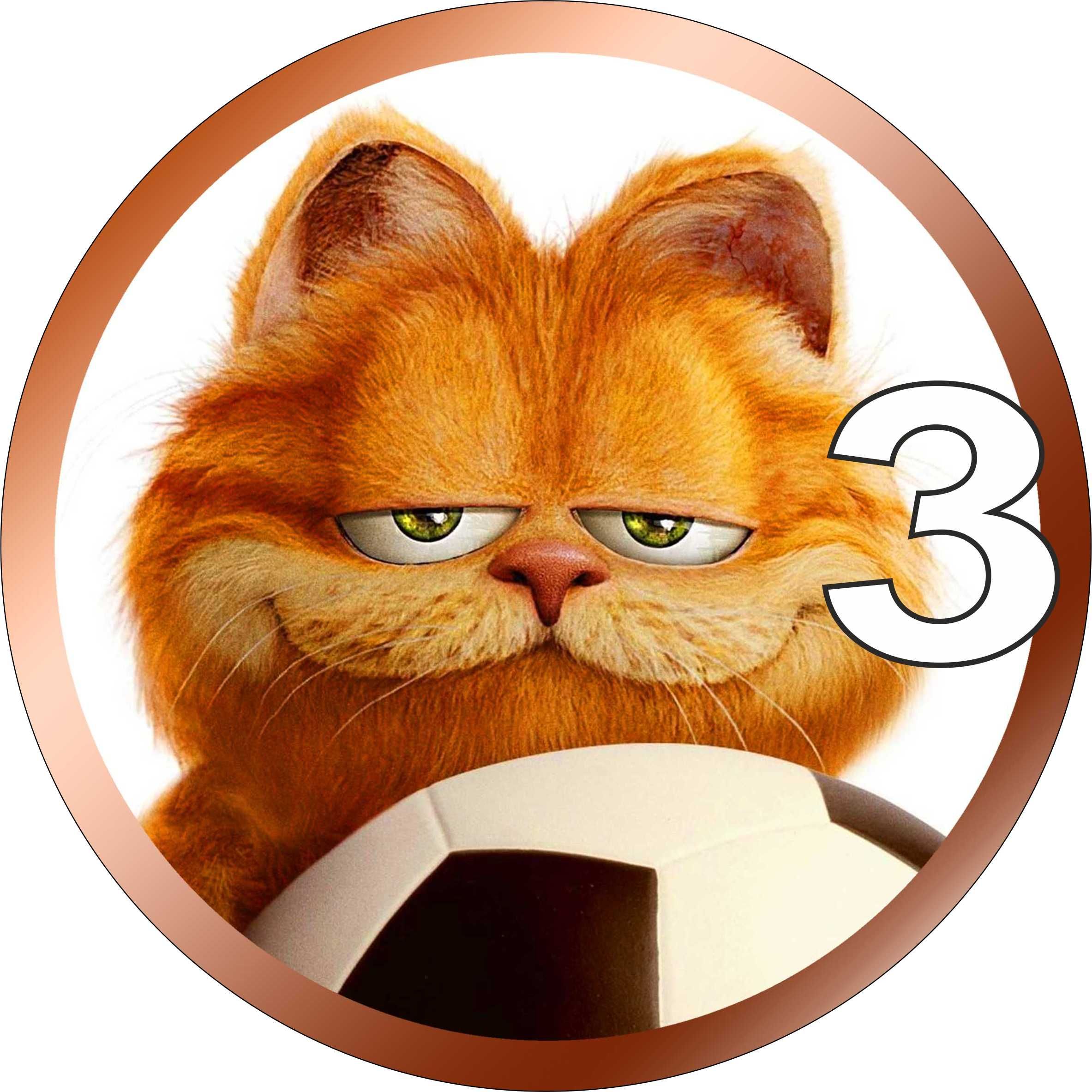 Pan Opłatek na tort - GARFIELD KOT