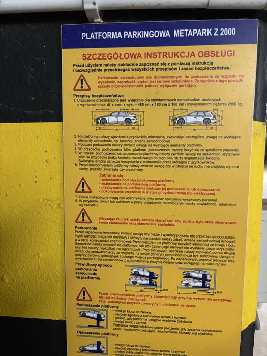 Podwójne miejsce parkingowe w garażu Wilanów