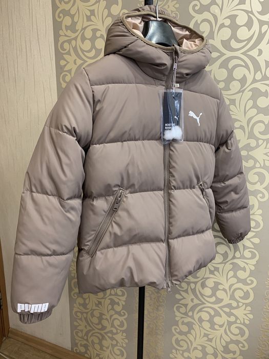 Пуховик Puma Зима XS-L женский  Беж, Капучино