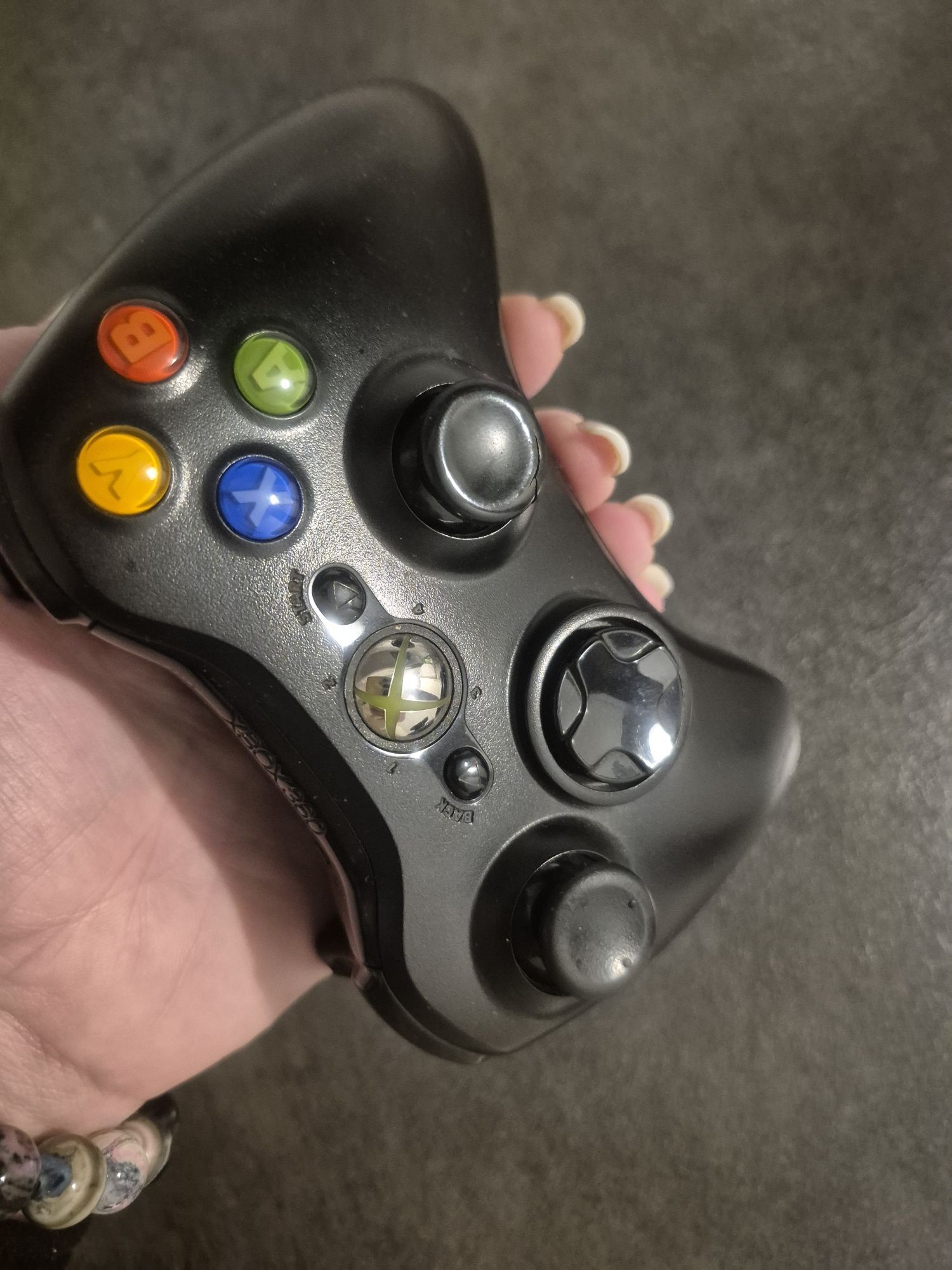 Pad Xbox 360 czarny oryginalny