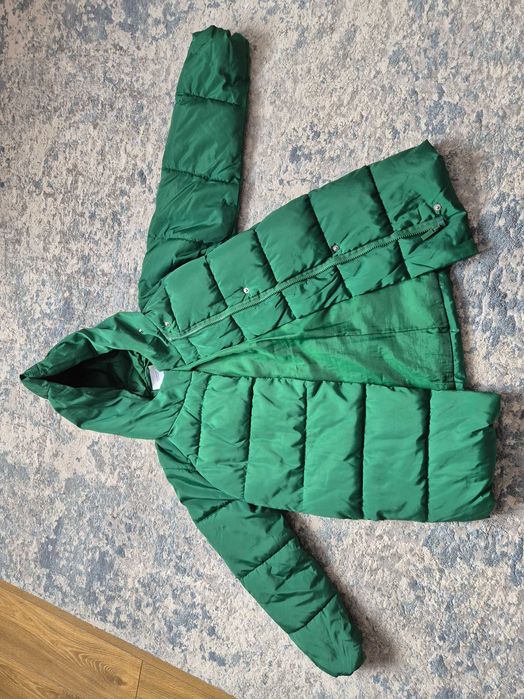 Kurteczka zimowa dla dziewczynki, zielona RESERVED 152