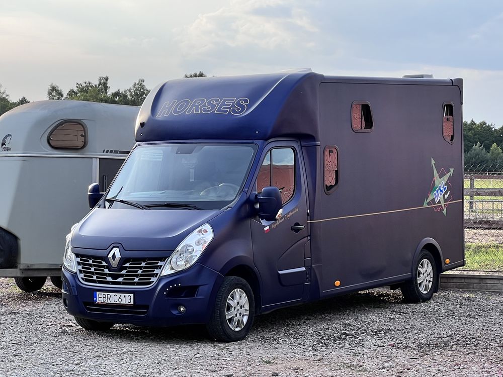 Koniowóz Renault Master PRENTKI 3 łóżka 170KM do przewozu koni 2018 r